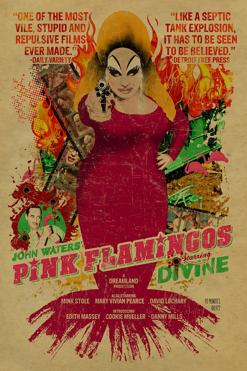 Розовые фламинго / Pink Flamingos (1972)